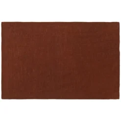 ferm LIVING Bordstablett i linne, 2-pack, cinnamon