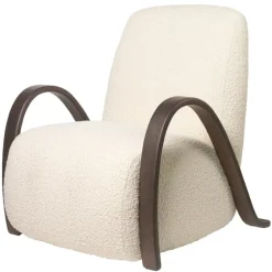 ferm LIVING Buur fåtölj, naturvit Nordic Bouclé