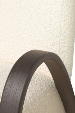 ferm LIVING Buur fåtölj, naturvit Nordic Bouclé