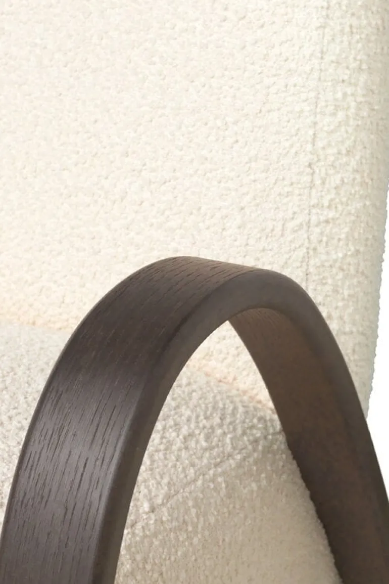 ferm LIVING Buur fåtölj, naturvit Nordic Bouclé