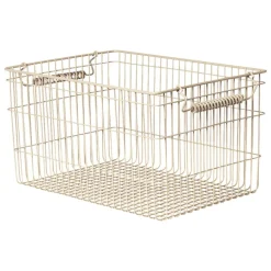 ferm LIVING Cala stapelbar korg, 2-pack, kashmir