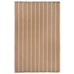 ferm LIVING Calm Kelim-matta, 200 x 300 cm, mörk sand - naturvit