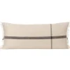 ferm LIVING Calm kudde, 40 x 90 cm, camel - svart