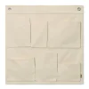 ferm LIVING Canvas Wall Pockets, naturvit