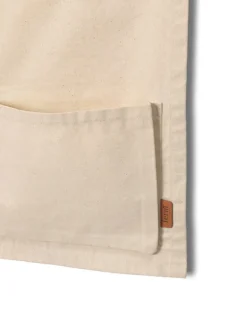 ferm LIVING Canvas Wall Pockets, naturvit