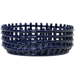 ferm LIVING Ceramic centrepiece bordsuppsats, blå