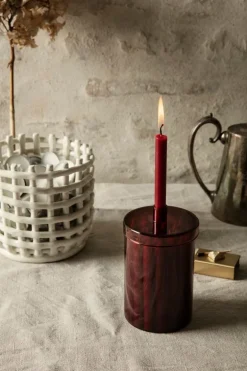 ferm LIVING Ceramic korg, liten, naturvit