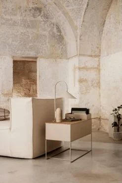 ferm LIVING Ceramic korg, stor, naturvit