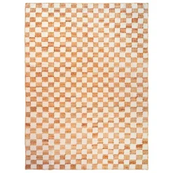 ferm LIVING Check Wool Jute matta, 200 x 300 cm, naturvit - natur