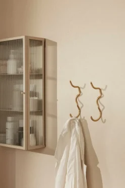 ferm LIVING Curvature krok, mässing