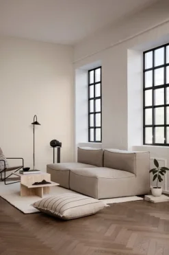 ferm LIVING Desert fåtölj, svart - solid