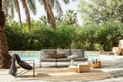 ferm LIVING Desert 3-sits soffa, svart - mörk sand Dolce