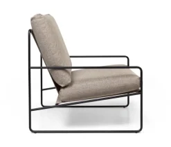 ferm LIVING Desert 1-sits, svart - mörk sand Dolce