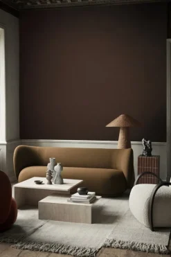 ferm LIVING Distinct Grande Duo soffbord, travertin