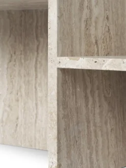 ferm LIVING Distinct soffbord, travertin