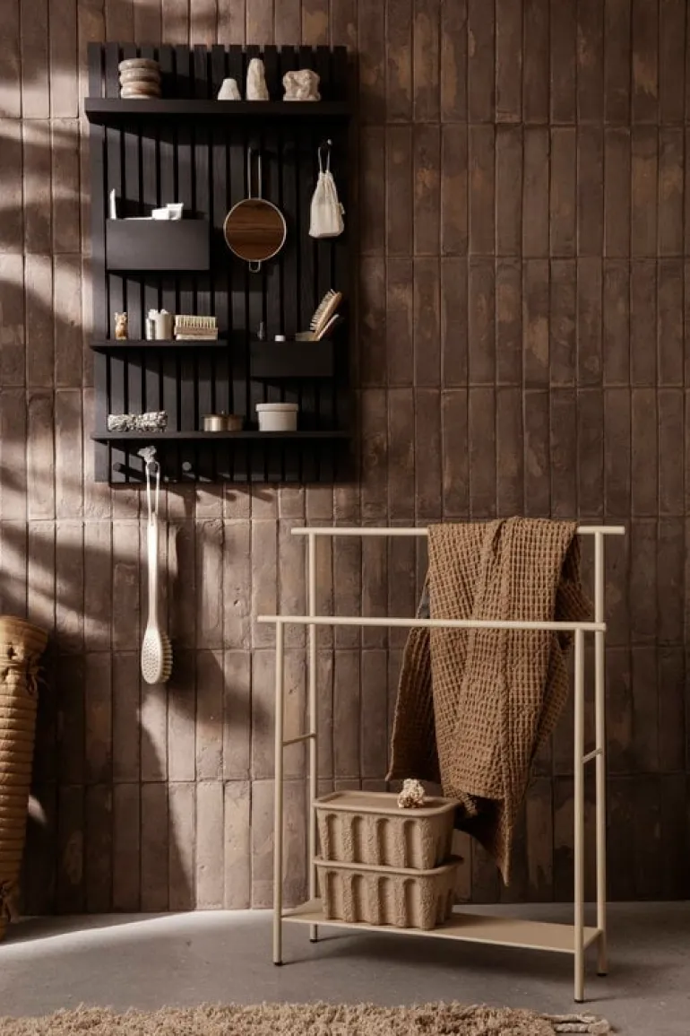 ferm LIVING Dora handduksställ, cashmere