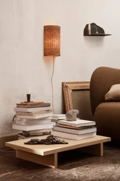 ferm LIVING Dou vägglampskärm, naturlig