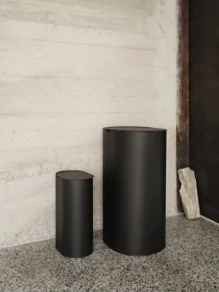 ferm LIVING Enkel bin, stor, svart