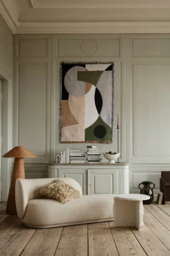 ferm LIVING Entire gobelängfilt, sand