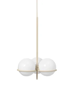 ferm LIVING Era ljuskrona, äggskal