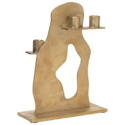 ferm LIVING Erode ljushållare, mässing