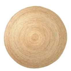 ferm LIVING Eternal rund stor jutematta, naturell