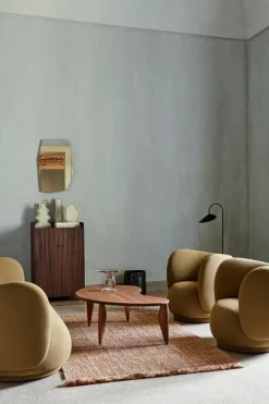 ferm LIVING Feve soffbord, valnöt