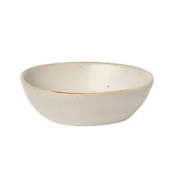 ferm LIVING Flow skål, liten, off - white speckle