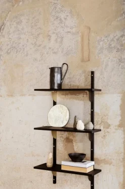 ferm LIVING Flow skål, medium, svart