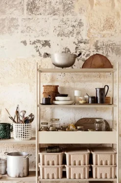 ferm LIVING Flow skål, medium, svart