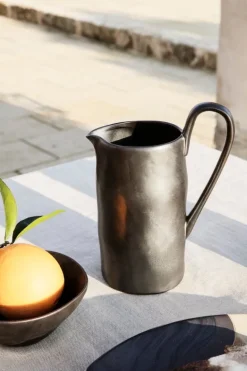 ferm LIVING Flow skål, medium, svart