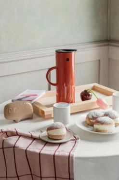 ferm LIVING Flow tallrik, liten, off-white speckle