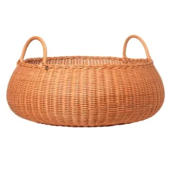 ferm LIVING Flätad korg, låg