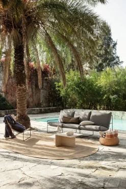 ferm LIVING Flätad korg, låg