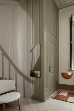 ferm LIVING Flätad väggficka, 2 st, naturlig