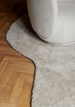 ferm LIVING Forma ullmatta, 175 x 250 cm, off-white