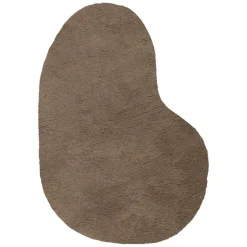 ferm LIVING Forma ullmatta, 175 x 250 cm, askbrun