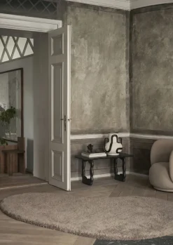 ferm LIVING Forma ullmatta, 175 x 250 cm, askbrun