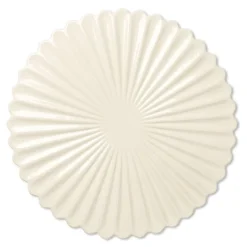 ferm LIVING Fountain tårtfat, 25 cm, off-white