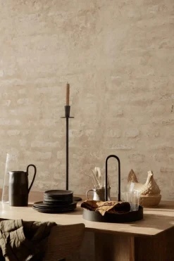 ferm LIVING Grib bricka, svart