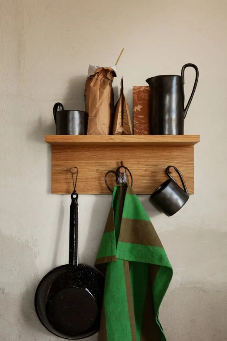 ferm LIVING Hale kökshandduk, oliv - grön