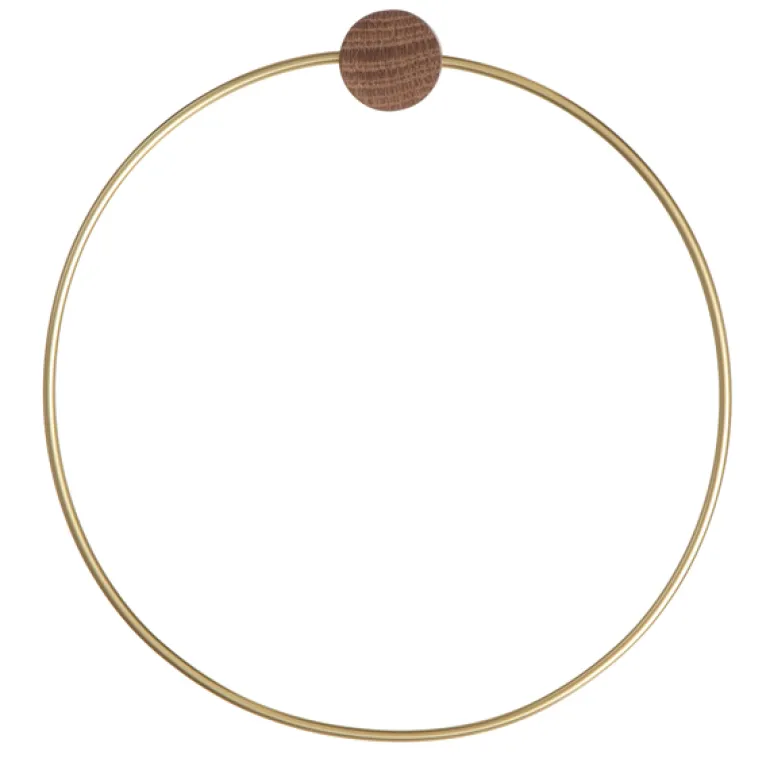 ferm LIVING Handdukshängare, mässing