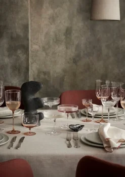 ferm LIVING Host rödvinsglas, 2-pack, blush