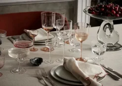 ferm LIVING Host vattenglas, 2-pack, blush