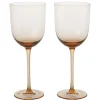 ferm LIVING Host vitvinsglas, 2-pack, blush