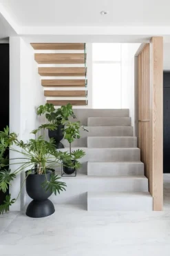 ferm LIVING Hourglass kruka, M, svart