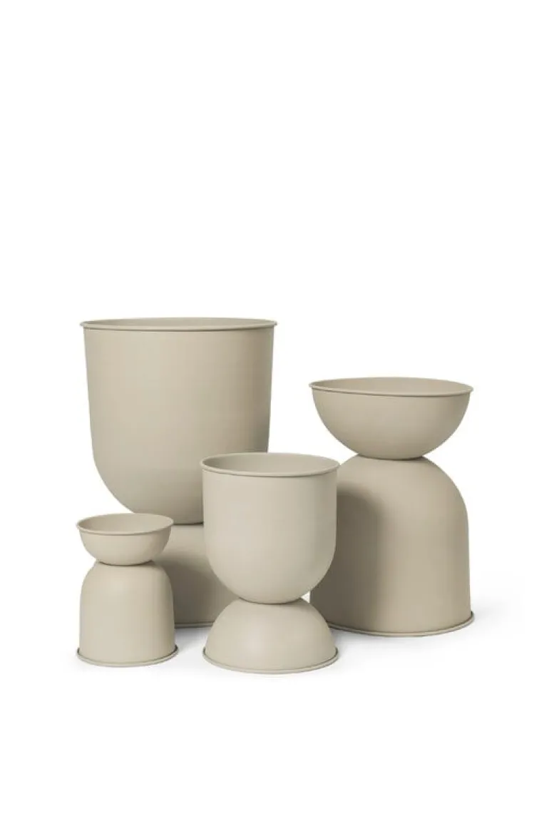 ferm LIVING Hourglass kruka, L, kashmir