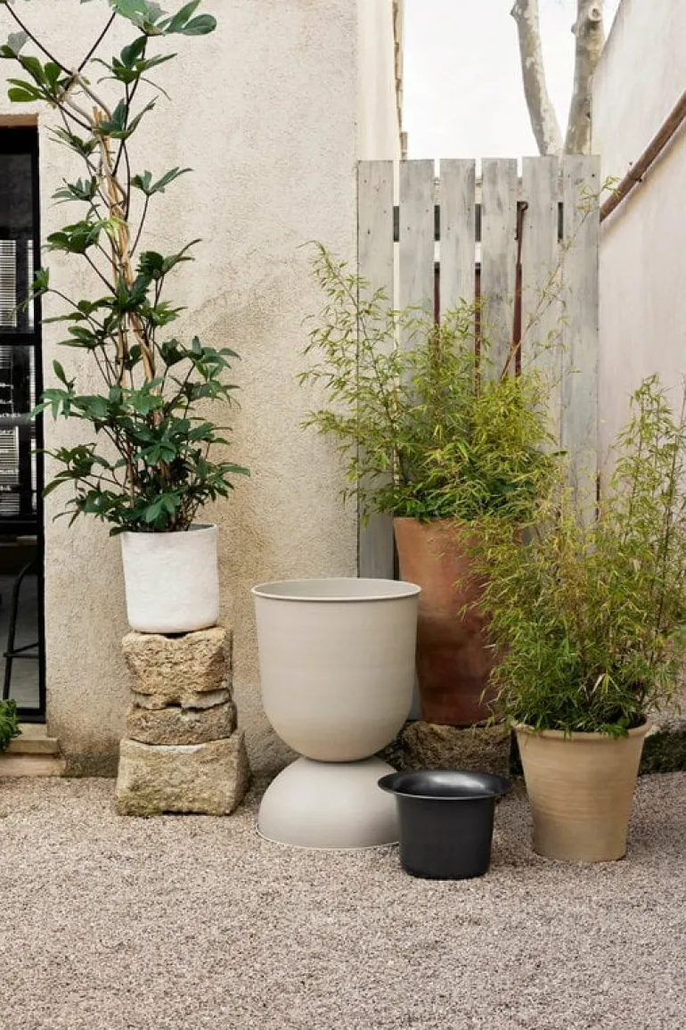 ferm LIVING Hourglass kruka, L, kashmir