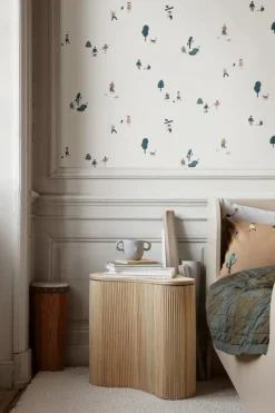 ferm LIVING Isola förvaringsbord, 50 cm, natur