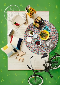 ferm LIVING Kelim kudde, Squares